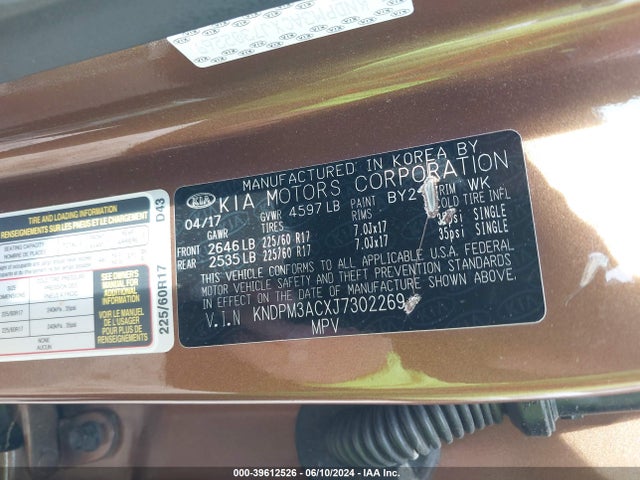 KIA Sportage Lx 2018 KNDPM3ACXJ7302269 Image 9