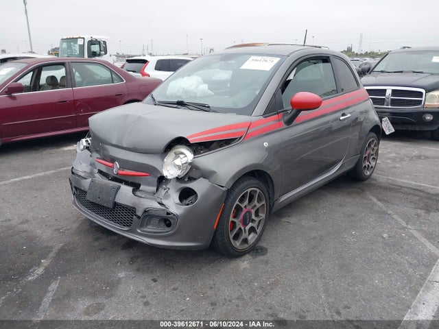 2012 FIAT 500 3C3CFFBR9CT115430 Photo 1