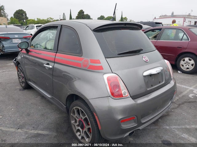 2012 FIAT 500 3C3CFFBR9CT115430 Photo 2