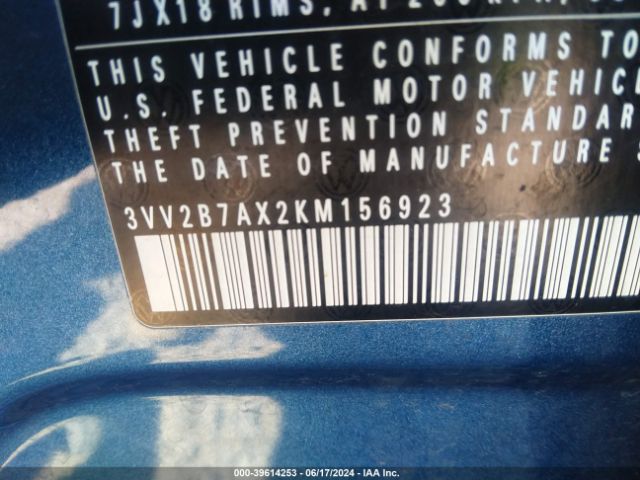 2019 VOLKSWAGEN TIGUAN 3VV2B7AX2KM156923 Photo 8