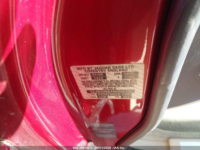 2009 JAGUAR XF SAJWA06B49HR06992 Photo 8