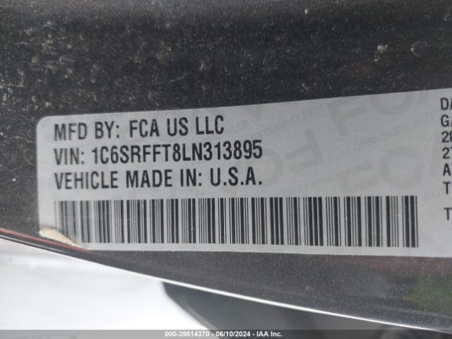 1C6SRFFT8LN313895 RAM 1500 Big Horn  4x4 5'7 Box