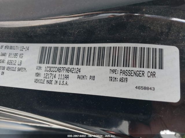 1C3CCCAB7FN642124 Chrysler 200 Limited