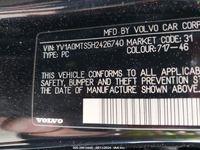 YV1A0MTS5H2426740 Volvo S60 Polestar