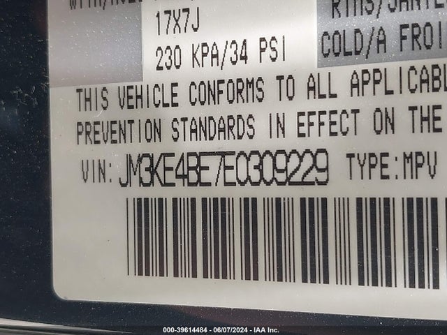 Mazda CX-5 SPORT 2014 JM3KE4BE7E0309229 Image 9