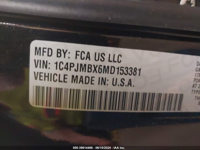 1C4PJMBX6MD153381 Jeep Cherokee Trailhawk 4x4