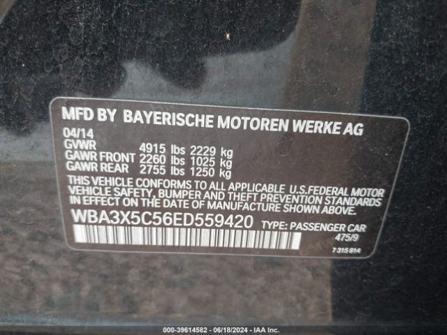 WBA3X5C56ED559420 BMW 328i Gran Turismo Xdrive