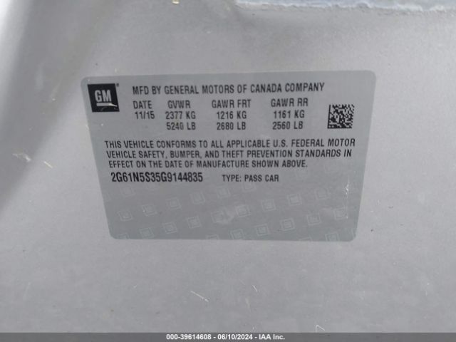 2G61N5S35G9144835 Cadillac Xts Luxury Collection