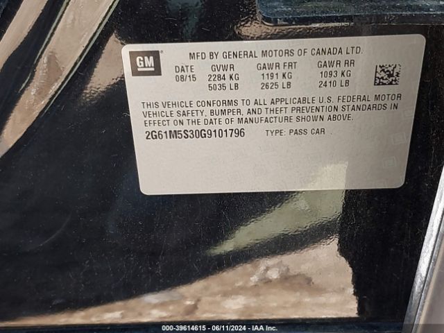 2G61M5S30G9101796 Cadillac Xts Luxury Collection