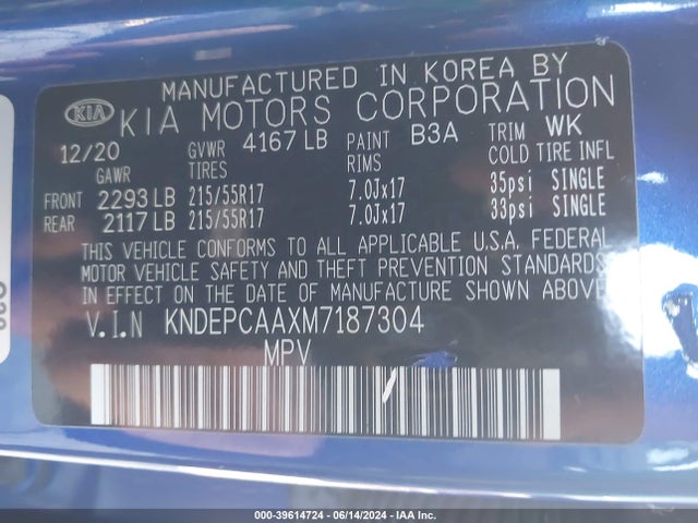 KIA Seltos Lx 2021 KNDEPCAAXM7187304 Image 9