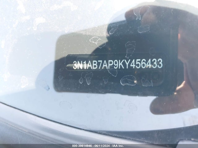 Nissan SENTRA SV 2019 3N1AB7AP9KY456433 Image 9