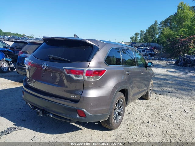 Toyota Highlander Xle V6 2016 5TDKKRFH9GS136266 Image 4