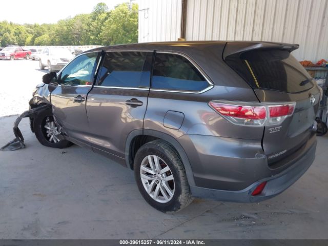 5TDZKRFH4ES024518 Toyota Highlander Le V6
