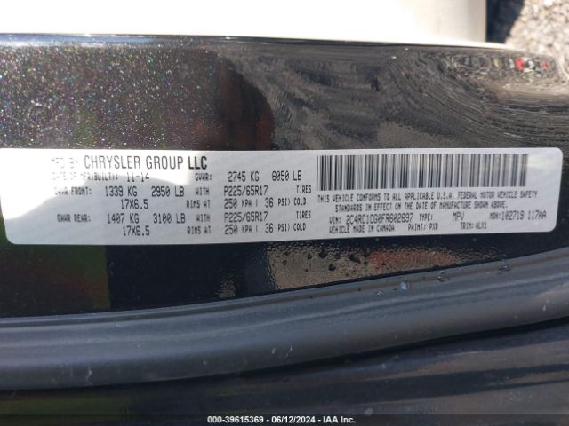 2C4RC1CG0FR602697 Chrysler Town & Country Touring-l