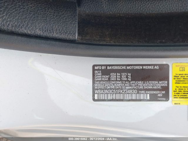WBA3N3C51FK234830 BMW 428i
