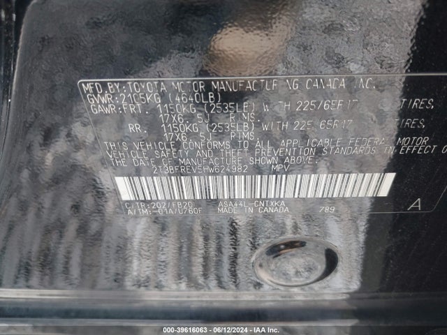 Toyota RAV4 LE 2017 2T3BFREV5HW624982 Image 9