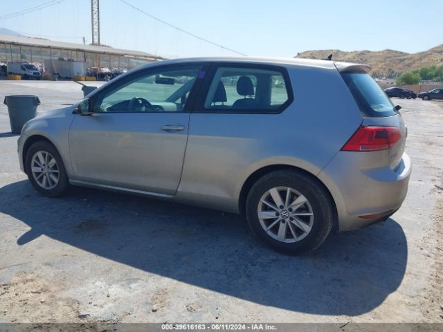 3VW917AUXFM101435 Volkswagen Golf Tsi S 2-door