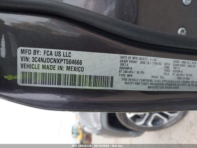 Jeep Compass Limited 4x4 2023 3C4NJDCNXPT504666 Image 9