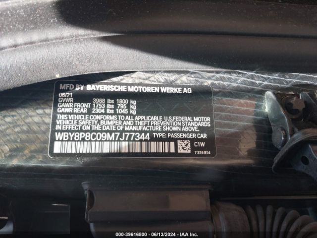 2021 BMW I3S WBY8P8C09M7J77344 Photo 8