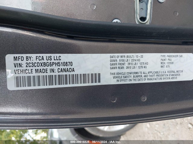 Dodge Charger Sxt 2023 2C3CDXBG6PH510870 Image 9