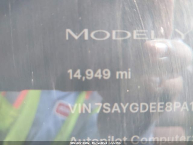 7SAYGDEE8PA148886 Tesla Model Y Awd/long Range Dual Motor All-wheel Drive