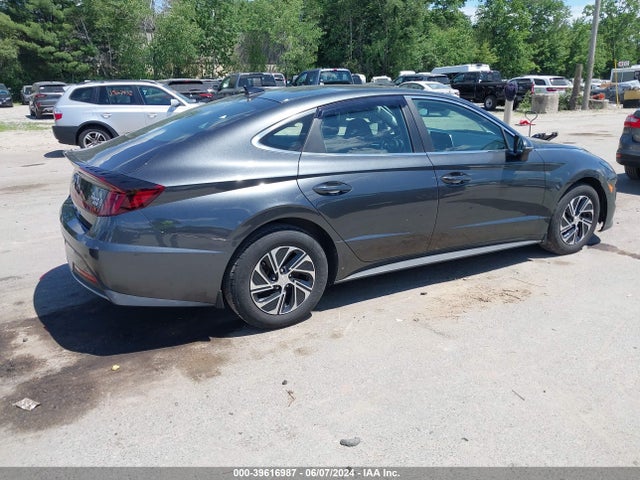 Hyundai Sonata Blue 2021 KMHL24JJ1MA033512 Image 4