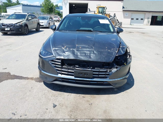Hyundai Sonata Blue 2021 KMHL24JJ1MA033512 Image 6