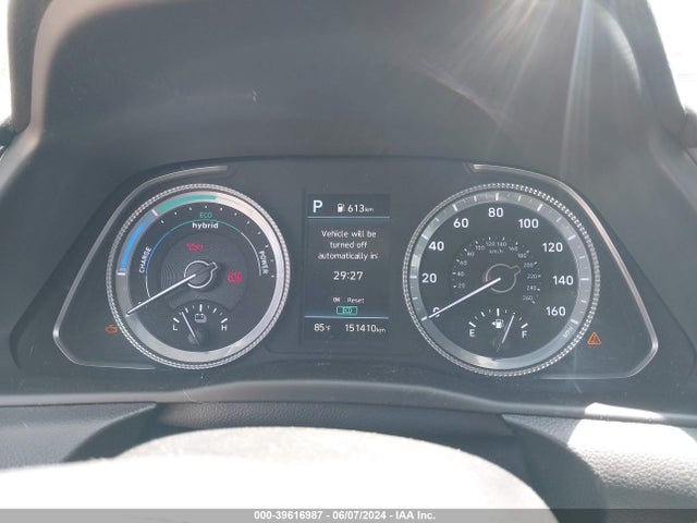 Hyundai Sonata Blue 2021 KMHL24JJ1MA033512 Image 7