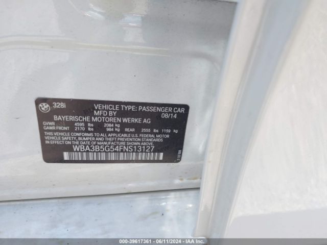 WBA3B5G54FNS13127 BMW 328i Xdrive