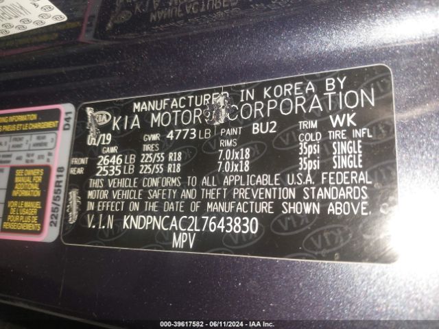 KIA Sportage Ex 2020 KNDPNCAC2L7643830 Image 9