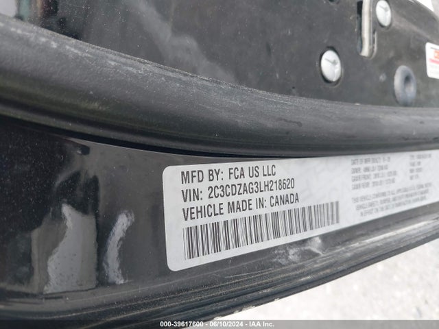 2C3CDZAG3LH218620 Dodge Challenger Sxt