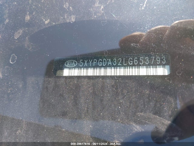 KIA Sorento 2.4l Lx 2020 5XYPGDA32LG653793 Image 9
