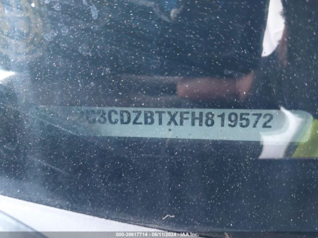 2C3CDZBTXFH819572 Dodge Challenger R/t Plus