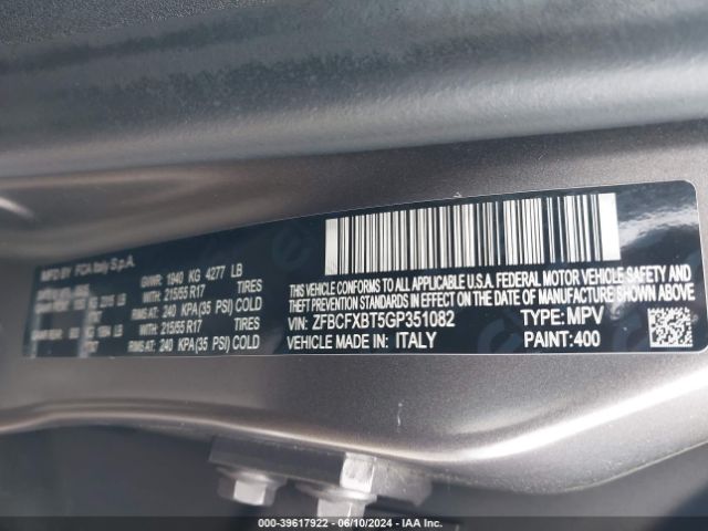 2016 FIAT 500X ZFBCFXBT5GP351082 Photo 8