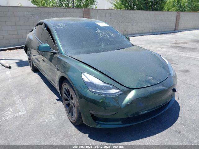 39618025 :رقم المزاد ، 5YJ3E1EB2NF350060 vin ، 2022 Tesla Model 3 Long Range Dual Motor All-wheel Drive مزاد بيع