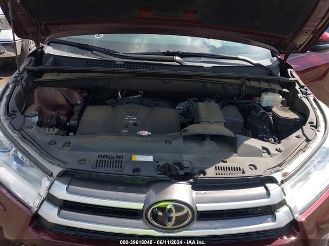 Toyota Highlander Xle 2019 5TDKZRFH6KS356341 Image 10