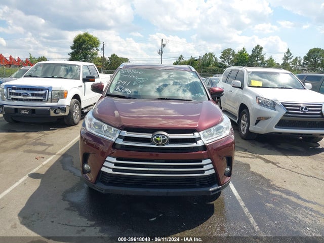 Toyota Highlander Xle 2019 5TDKZRFH6KS356341 Image 12