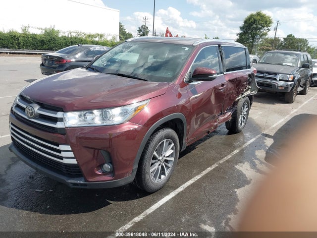 Toyota Highlander Xle 2019 5TDKZRFH6KS356341 Image 2