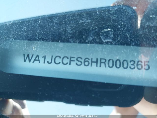 WA1JCCFS6HR000365 Audi Q3 2.0t Premium