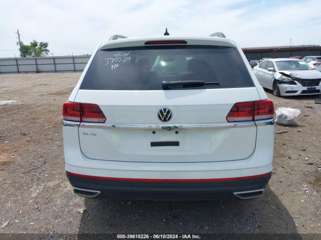 1V2JR2CA9MC600433 Volkswagen Atlas 3.6l V6 Se W/technology