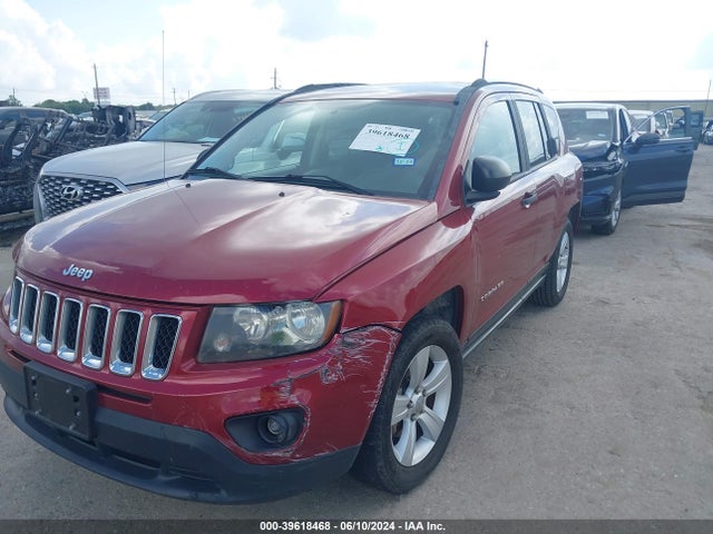 Jeep Compass Sport 2014 1C4NJCBB0ED648554 Image 2