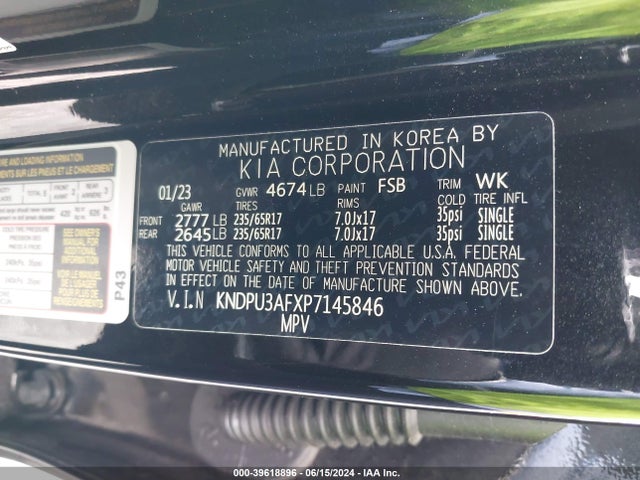 KIA Sportage Lx 2023 KNDPU3AFXP7145846 Image 9