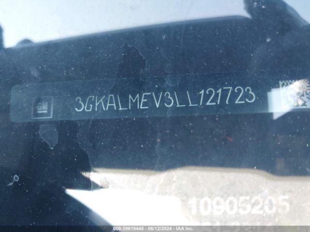 3GKALMEV3LL121723 GMC Terrain Fwd Sle