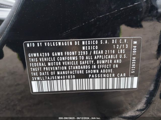 3VWLL7AJ5EM401839 Volkswagen Jetta 2.0l Tdi