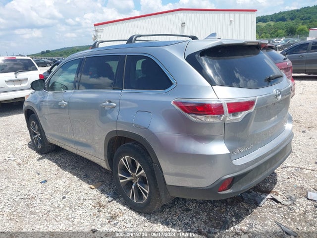 Toyota Highlander Xle V6 2016 5TDJKRFH5GS300480 Image 3