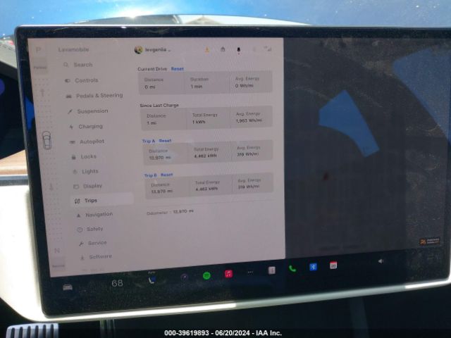 5YJSA1E59NF493220 Tesla Model S Dual Motor All-wheel Drive