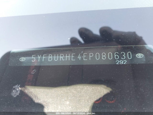 Toyota COROLLA LE 2014 5YFBURHE4EP080630 Image 9