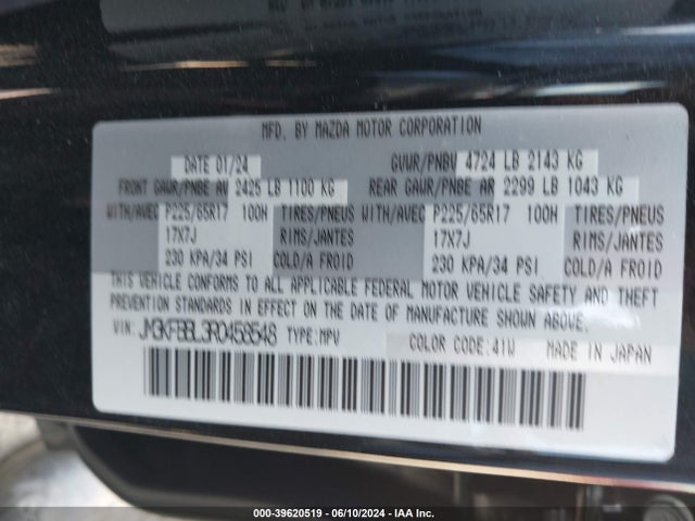 JM3KFBBL3R0458548 Mazda Cx-5 2.5 S Select