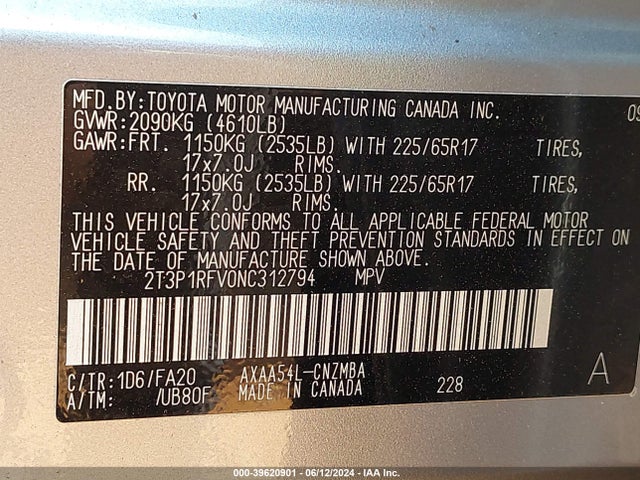 Toyota Rav4 Xle 2022 2T3P1RFV0NC312794 Image 9