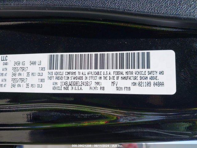 1C4BJWDG8EL241617 Jeep Wrangler Unlimited Freedom Edition